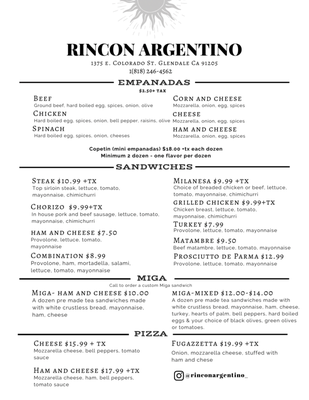 Rincon Argentino - Carniceria Latina by null