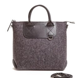 Boxwood Finch - Let's talk about this gorgeous Bedford Felt Crossbody Bag from Graf Lanz. The felt is very luxurious and trimmed with high quality leather.