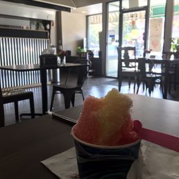 Shaved ice is very good Shaved ice is very good