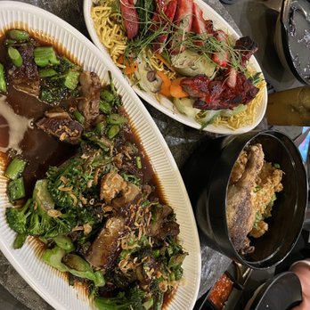 Duckine - This is beef and broccoli Crispy fried noodles and barbecue pork And DUCK fried rice!!! - Chinese Near Me - Lahaina, Hawaii
