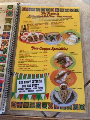 Menu photo 3 Cancun Mexican Grill Ellis, KS