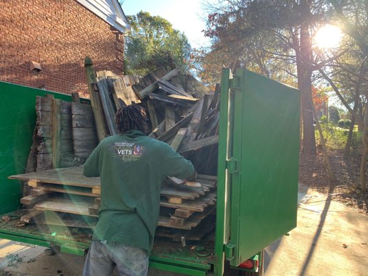 CONSTRUCTION DEBRIS REMOVAL - From old concrete to broken drywall, lots of debris can accumulate at a Charlotte construction site. Whether you need to clean up a large-scale construction site or recent home renovation, Veterans Easy Trash Service is here to help. CONSTRUCTION DEBRIS REMOVAL - From old concrete to broken drywall, lots of debris can accumulate at a Charlotte construction site. Whether you need to clean up a large-scale construction site or recent home renovation, Veterans Easy Trash Service is here to help.