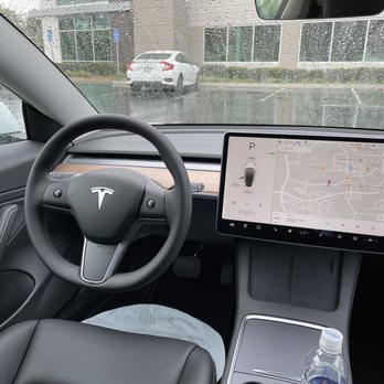 Tesla - Sorry no exterior.  It was raining that day. - Car Dealers Near Me - Carlsbad, California