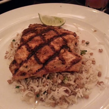 George Martin's Grillfire - Atlantic salmon with rice pilaf - Steakhouses Near Me - Hanover, Maryland George Martin's Grillfire - Atlantic salmon with rice pilaf - Steakhouses Near Me - Hanover, Maryland