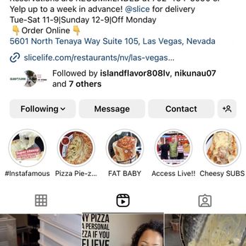 Amano - IG Profile - Pizza Near Me - Las Vegas, Nevada