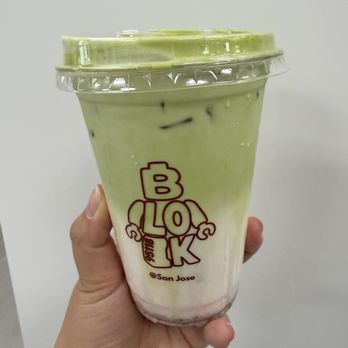 Block Coffee - strawberry matcha latte - Coffee & Tea Near Me - San Jose, California
