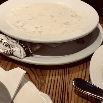 Side Street Cafe - His Spoon: (Clam Chowder W/Bacon) - American Near Me - Bar Harbor, Maine Side Street Cafe - His Spoon: (Clam Chowder W/Bacon) - American Near Me - Bar Harbor, Maine