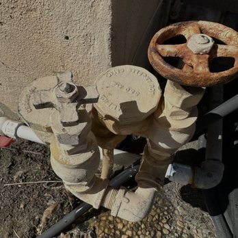 Patterson Plumbing and Drain - Before: Leaking outdoor pool valves - Plumbing Near Me