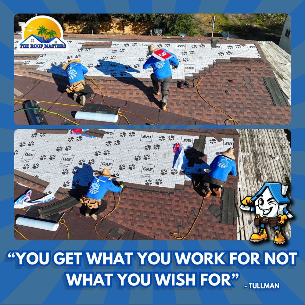 Slide of The Roof Masters