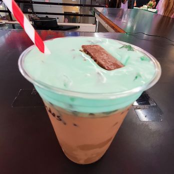 Foolhardy Coffee - Iced andes mint mocha - Coffee & Tea Near Me Foolhardy Coffee - Iced andes mint mocha - Coffee & Tea Near Me