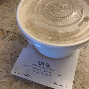 My Black Thai - Partial Receipt - Thai Near Me - Jackson Heights, New York My Black Thai - Partial Receipt - Thai Near Me - Jackson Heights, New York