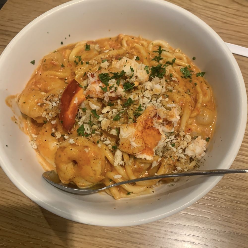 Roma Table - Garlic Seafood Bucatini - Italian Near Me - Sevierville, Tennessee Roma Table - Garlic Seafood Bucatini - Italian Near Me - Sevierville, Tennessee