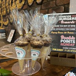 Marco’s Top Burgers - $7.99 cones.