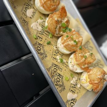 7th + Grove - Shrimp Deviled eggs - Southern Near Me - Tampa, Florida