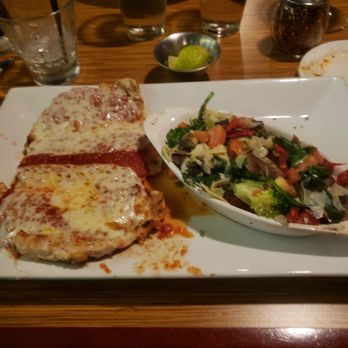 Agliolio - Grilled chicken parm with steamed veggies. - Italian Near Me - Boynton Beach, Florida
