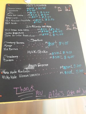 Menu photo 2 Aide's Cafe and Juices Los Angeles, CA Menu photo 2 Aide's Cafe and Juices Los Angeles, CA