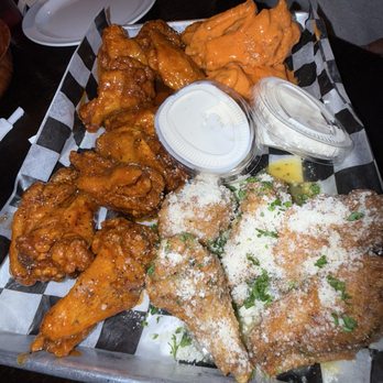 Wingnutz Bar & Grill - 20 wings.. Buffalo Mild, Garlic Parm, Lemon Pepper and their special sauce.. - Sports Bars Near Me - Williamsville, New York