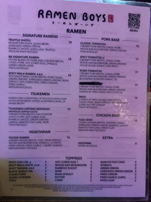 Menu photo 1 Ramen Boys Las Vegas, NV Menu photo 1 Ramen Boys Las Vegas, NV