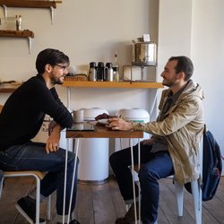 José in a class with long-term student Daniel, who has successfully improved from low-intermediate to advanced.