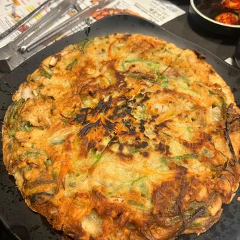 BCD Tofu House - A5. Seafood Pancake / 해물파전 海鮮煎餠 - Korean Near Me - Artesia, California BCD Tofu House - A5. Seafood Pancake / 해물파전 海鮮煎餠 - Korean Near Me - Artesia, California