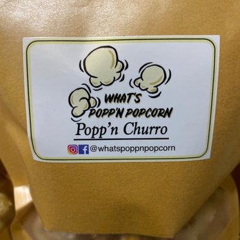 What’s Popp’n Popcorn - Churro - Specialty Food Near Me What’s Popp’n Popcorn - Churro - Specialty Food Near Me