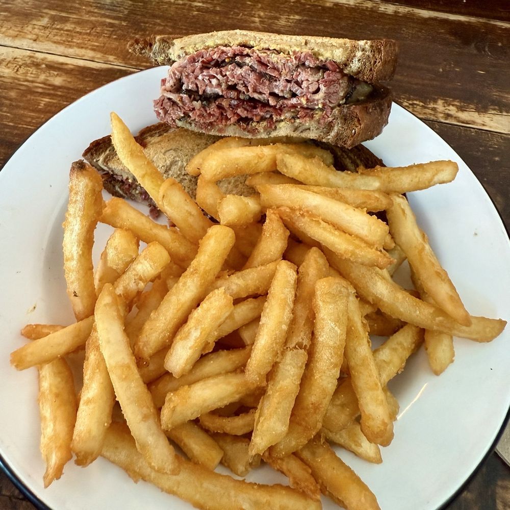Smoke and Dough - Pastrami on Rye... bread toasted to perfection with the crispiest fries - Barbeque Near Me - Miami, Florida