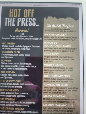 Menu photo 2 Dominic's Deli & Eatery Palm Coast, FL Menu photo 2 Dominic's Deli & Eatery Palm Coast, FL