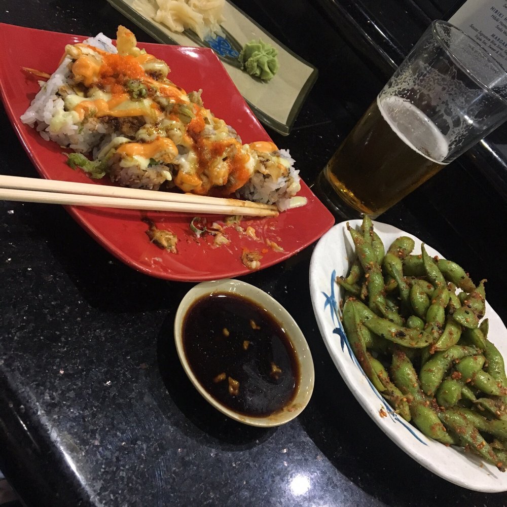 Wedashii - No half steppin roll and spicy edemame - Sushi Bars Near Me - Sacramento, California Wedashii - No half steppin roll and spicy edemame - Sushi Bars Near Me - Sacramento, California