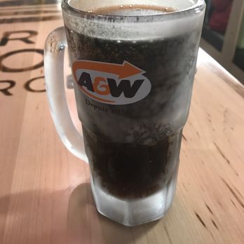 A&W - a cold beverage in a glass - Burgers Near Me - Pierrefonds, Quebec