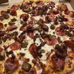 Domino's Pizza - Large 3 topping special! Amazing