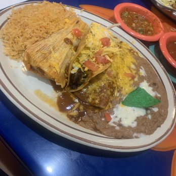 Casa Serrano - Tamale shredded be hard taco and a red enchilada - Mexican Near Me - Laughlin, Nevada Casa Serrano - Tamale shredded be hard taco and a red enchilada - Mexican Near Me - Laughlin, Nevada