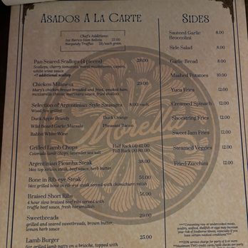 Morella - Menu - Italian Near Me - San Francisco, California