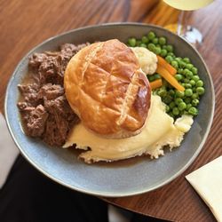 Theatre Royal Bar - Steak and ale pie. Huge!