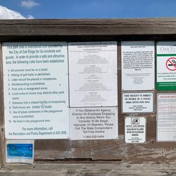 Highland View Park - Signage