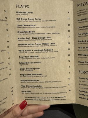 Menu photo 3 Roof 106 Healdsburg, CA Menu photo 3 Roof 106 Healdsburg, CA