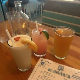 Piña Collada (Mocktail), Jellyfish? Cocktail, Orange Infused draft