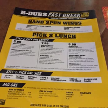 Buffalo Wild Wings - Lunch menu - Chicken Wings Near Me - Vancouver, Washington