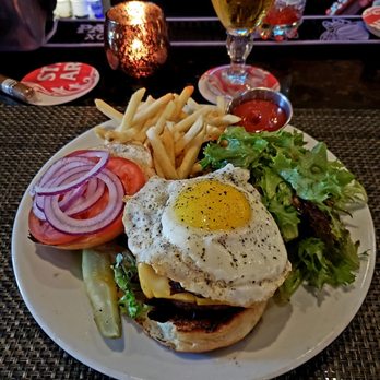 Crew - Bacon  Over Easy Egg Cheese Burger - New American Near Me - Poughkeepsie, New York