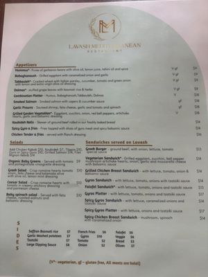 Menu photo 1 Lavash Mediterranean Livermore, CA Menu photo 1 Lavash Mediterranean Livermore, CA