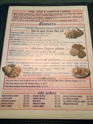 Menu photo 6 Papa's Bar-B-Que & Seafood Savannah, GA