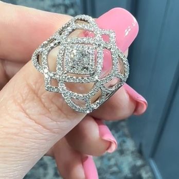 Wright Pawn & Jewelry - Subtle? Never heard of. This De Beers Crown of Light is for anyone who loves extra sparkle. - Jewelry Near Me - Houston, Texas