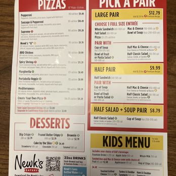 Newk's Eatery - Pizza Pick A Pair and more! - Pizza Near Me - Lufkin, Texas