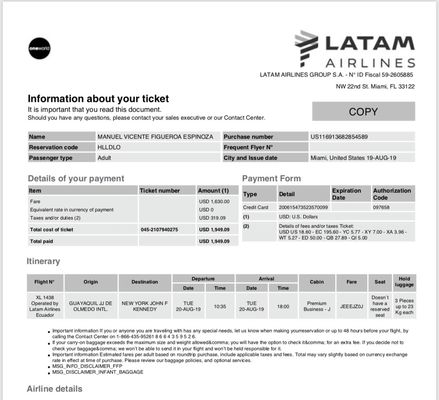 LATAM Airlines by null