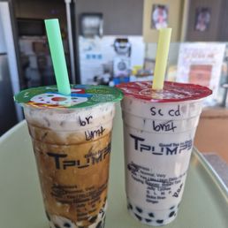 Salted Caramel Cookie Dough Black Tea W/honey Boba