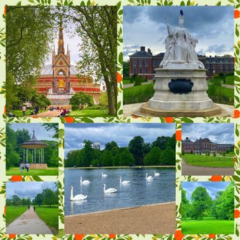 Kensington Gardens - Montage of images from Kensington Gardens - Parks Near Me - London, XGL Kensington Gardens - Montage of images from Kensington Gardens - Parks Near Me - London, XGL