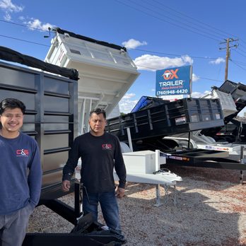 Ox Trailer - Dustin got us approved for a brand new Carson dump trailer. We recommend this business! - Trailer Dealers Near Me - Hesperia, California Ox Trailer - Dustin got us approved for a brand new Carson dump trailer. We recommend this business! - Trailer Dealers Near Me - Hesperia, California