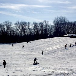 Mill Creek Metroparks Wick Recreation Area - Winter sled  riding hill.