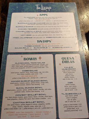 Menu photo 8 Tin Lizzy's Cantina Atlanta, GA Menu photo 8 Tin Lizzy's Cantina Atlanta, GA