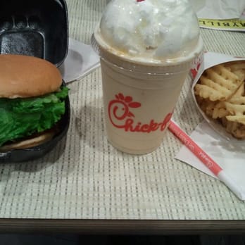 Chick-fil-A - #2 with peach shake - Fast Food Near Me - Chicago, Illinois