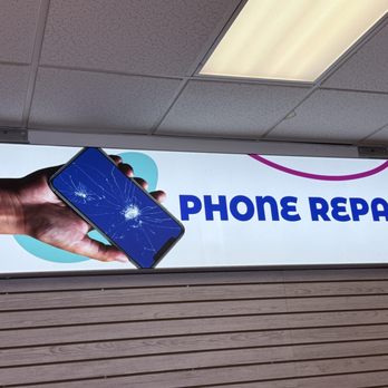 The Fix - Walmart Gastonia - Phone repair sign - Mobile Phone Repair Near Me - Gastonia, North Carolina